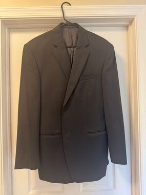 Calvin Klein Black Single-Breasted Men's Blazer